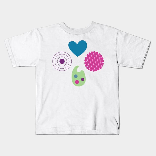 Well Rounded Miss Kids T-Shirt by 1000Words-Emily